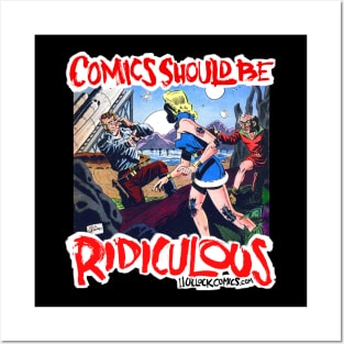 Comics Should Be Ridiculous: Dick Giordano Posters and Art